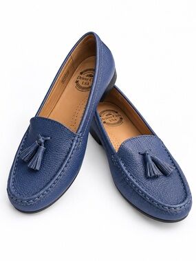 Driver Club Murray Hill Leather Loafer Blue 8.5